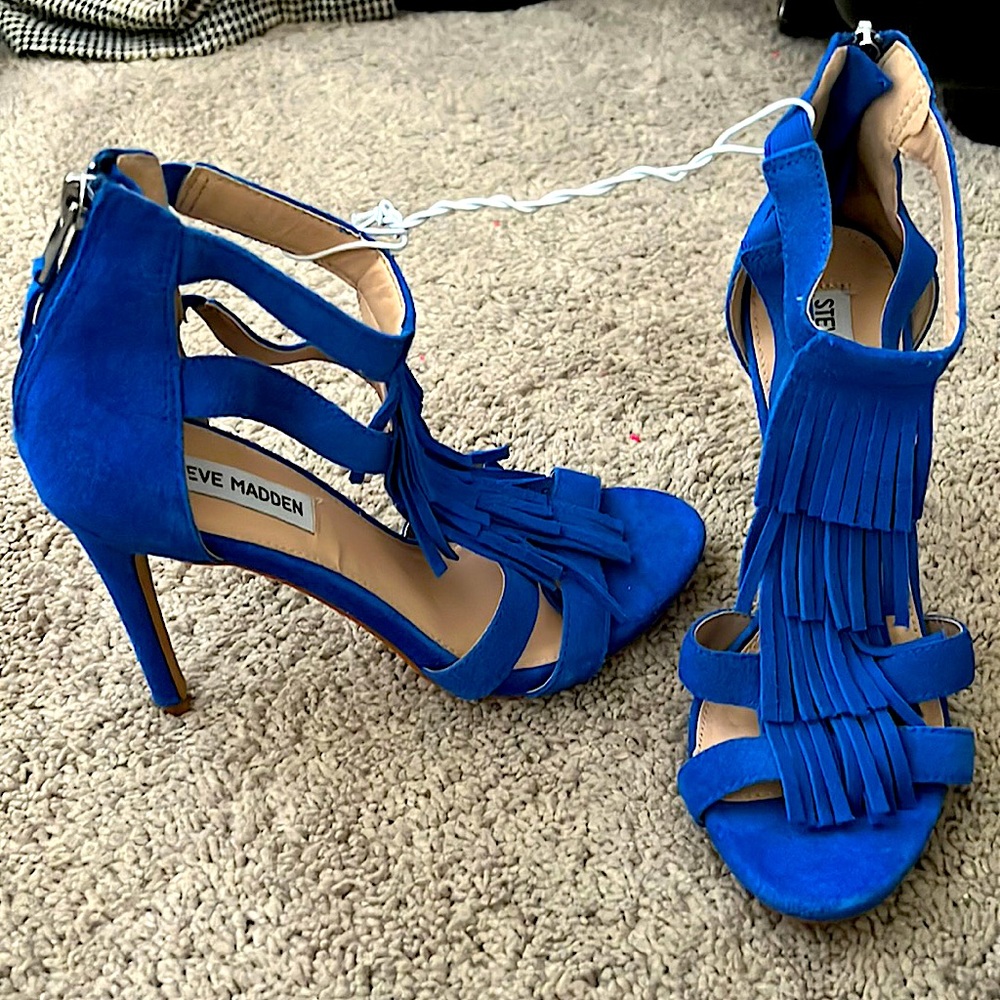 NEW FRINGE STEVE MADDEN HEELS